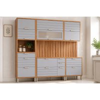Cozinha Completa 7 Peças Eloise CZ599 Cinamomo/Platina MGM