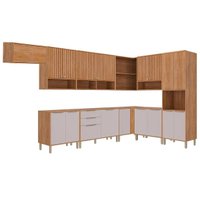 Cozinha Completa 10 Peças Divina C119 Cinamomo/Off White MGM