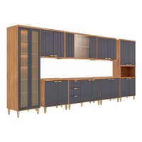 Cozinha Completa 8 Peças Elena CZ544 Cinamomo/Titanium MGM