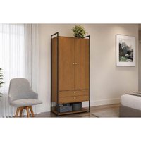 Guarda Roupa Modulado 2Ptas LI048 Kappesberg Preto