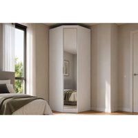 Guarda Roupa Modulado Closet 1P Esp Rizon N. Horizonte Neve