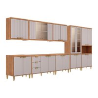 Cozinha Completa 8 Peças Elena CZ543 Cinamomo/Off White MGM