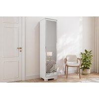 Armário Sapateira Quarto 1 Porta Esp Lia MGM Branco