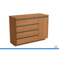 Bancada Modulada Balcão 1Pta 4Gav 120 Liga Canela Kappesberg
