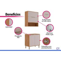 Cozinha Completa 2 Peças Esplêndida C2P64 Off White MGM