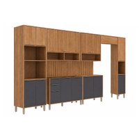 Cozinha Completa 9 Peças Divina CZ620 Cinamomo/Titanium MGM