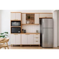 Cozinha Completa 4 Peças Elena CZ554 Cinamomo/Off White MGM