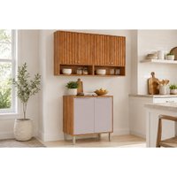 Cozinha Completa 3 Peças Divina C3P76 Cinamomo/Off White MGM