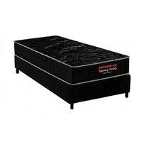 Cama Box Baú CRC Solt +Colchão Molas Opening Orthoflex 88