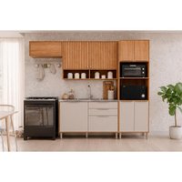 Cozinha Completa 4 Peças Divina CZ615 Cinamomo/Off White MGM