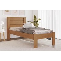 Cama Solteiro Rubi Madeirado Cinamomo Conquista