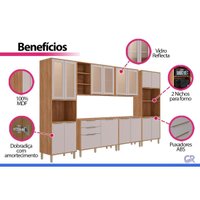 Cozinha Completa 6 Peças Brilhante C565 Off White MGM