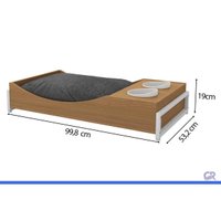 Cama Colchão Pet p/ Cão e Gato Cocho LI058 Kappesberg Branco