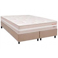 Cama Box Baú CRC Queen +Colchão Molas Bergamo Orthoflex 158
