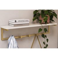 Cabideiro de Quarto Decorativa LI042 69cm Kappesberg OffWh