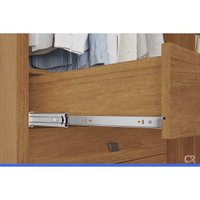 Guarda Roupa Casal 5 Portas Bari Branco Conquista