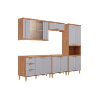 Cozinha Completa 5 Peças Elena CZ552 Cinamomo/Platina MGM