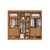 Guarda Roupa Casal 3 Portas Chicago Cacau Conquista