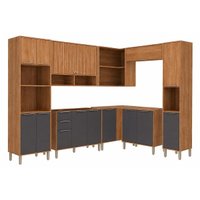 Cozinha Completa 8 Peças Divina CZ619 Cinamomo/Titanium MGM