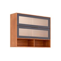 Armário Aéreo Cozinha Esplendida 2Pts Vid 80cm Titanium MGM
