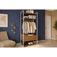 Guarda Roupa Modulado 2 Gavetas LI047 Kappesberg Branco