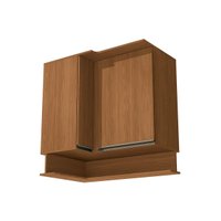 Armário Modulado Aéreo Canto 2 Portas Liga Canela Kappesberg
