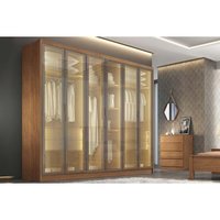 Guarda Roupa Casal Linea 6 Portas 4 Gavs Fendi N. Horizonte