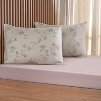 Jogo de Cama Queen Cotton Touch 3 Pçs 100% Poliéster Bene Casa Lilás