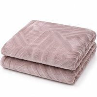 Manta Casal Brushed Flannel 180x220cm 100% Poliéster Tessi Argila