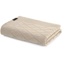 Peseira Amara Tricot Decorativa 70x260cm 100% Acrílico Altenburg Bege Cotone