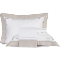 Jogo de Cama Queen Essential 4 Pçs Cetim 300 Fios 100% Algodão Altenburg Bege