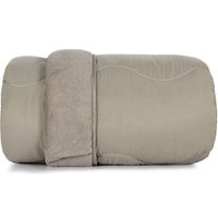 Edredom Solteiro Blend Comfort 100% Poliéster 150g/m² 150x220cm Altenburg Marrom Sândalo