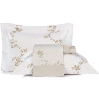 Jogo de Cama King 4 Pçs Lux 200 Fios 100% Algodão Altenburg Jardim Doce