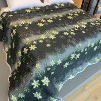 Colcha Queen Basic 100% Poliéster 210x230cm Cinza