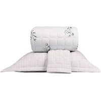 Kit Cobre Leito Casal Sofisticata 100% Algodão 220x240cm Atlântica Algodoeiro