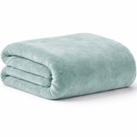 Manta Casal Plush 100% Poliéster 180g/m² 180x220cm Bene Casa Verde