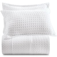 Kit Colcha King 3 Pçs 100% Algodão Lux 200 Fios Versalhes Altenburg Branco