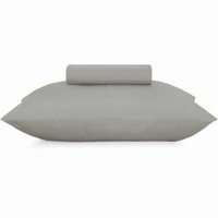 Jogo de Cama Solteiro 2 Pçs Toque Acetinado 100% Poliéster Altenburg Cinza