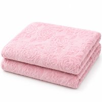 Manta Casal Brushed Flannel 180x220cm 100% Poliéster Tessi Rosê Místico