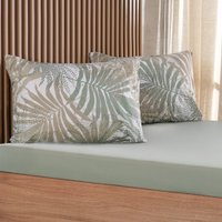Jogo de Cama Casal Cotton Touch 3 Pçs 100% Poliéster Bene Casa Verde