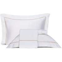 Jogo de Cama King Rithos 4 Pçs Cetim Bambu 300 Fios 100% Bambu Altenburg Branco