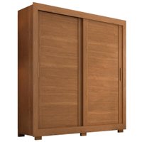 Guarda Roupa Casal 2 Portas de Correr 4 Gavetas Titan 196 cm Cinamomo ZANZ