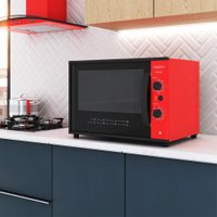 Forno Elétrico de Bancada Top 60l 220v Vermelho- Fogatti