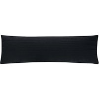 Porta Travesseiro Body Pillow Toque Acetinado Uw Linea 100% Poliéster 40x130cm Altenburg Preto