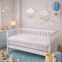 Capa Impermeável para Pillow Top Berço 10cm 70x130cm Home&Cia Branco