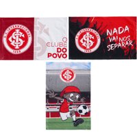 Kit 3 Toalha de Lavabo Lancheira Inter 27x47cm O Club do Povo