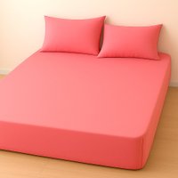 Lençol Casal Dreams Malha 100% Algodão 138x188x30cm Salmão