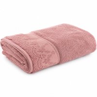 Toalha de Rosto Broderie 100% Algodão 400g/m² 45x75cm Bene Casa Rosa