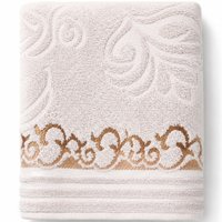 Toalha de Rosto Ornare 100% Algodão 50x80cm 420g/m² Bene Casa Duna Cinzenta