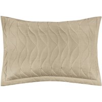 Porta Travesseiro Toque Acetinado 100% Poliéster 50x70cm Altenburg Bege Tan